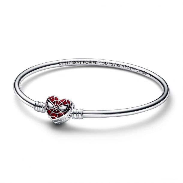Pandora Moments Marvel The Avengers Logo Clasp Snake Chain
