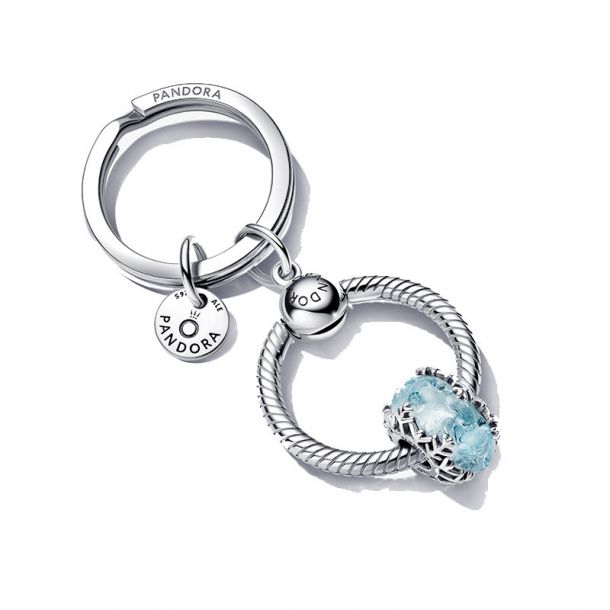 Reactor Funeral Sovereign Pandora Moments Snowflake Charm Key Ring Set | REEDS Jewelers