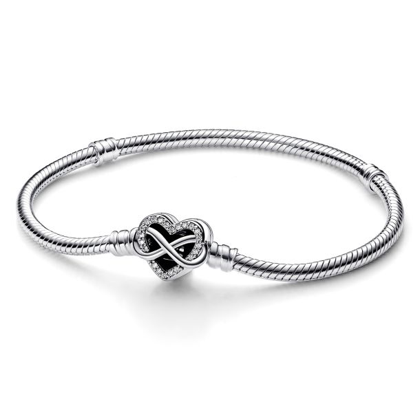 Pandora Moments Sliding Magnetic Clasp Snake Chain Bracelet