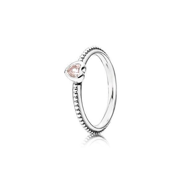 Pandora One Love Pink Cubic Zirconia Ring