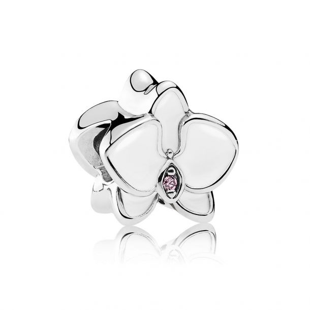 Pandora orchid earrings hotsell