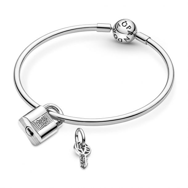 Pandora Padlock and Key Dangle Charm | REEDS Jewelers