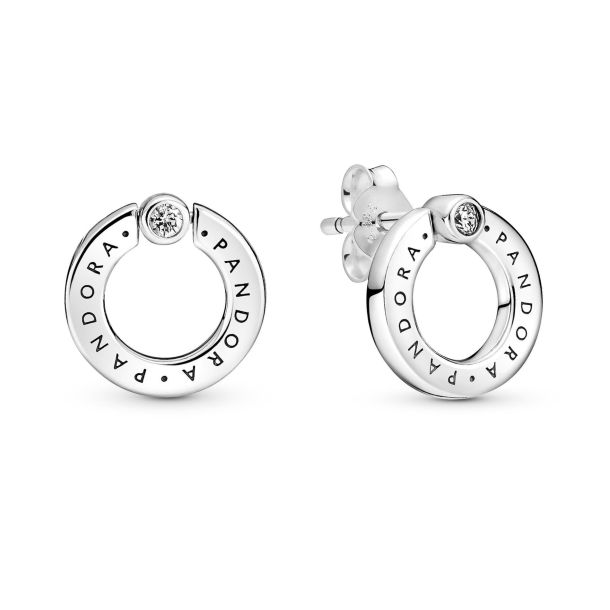 【良好品】 Reversible Circle Logo & Pavé Pandora Stud REEDS | Earrings トライアルセット・サンプル