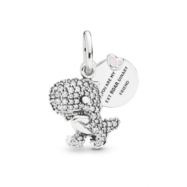 Pandora Pave Dinosaur Dangle Charm