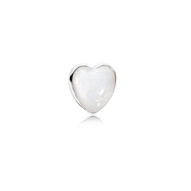 PANDORA Pearlescent Heart Petite Locket Charm