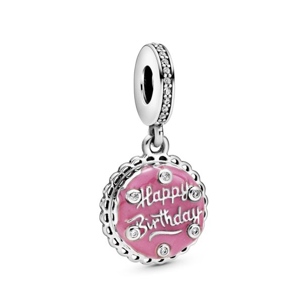 Pandora Pink Birthday Cake Dangle Charm REEDS Jewelers