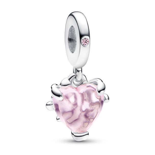 Pandora Pink Family Tree Heart Dangle Charm REEDS Jewelers