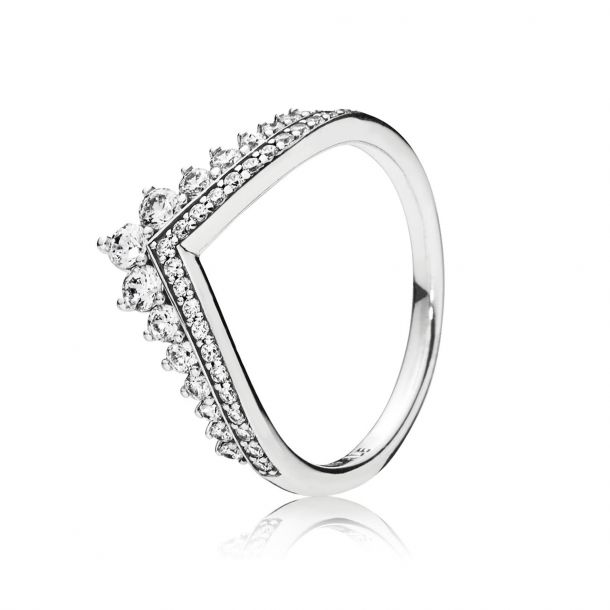 oriëntatie verwerken toetje Pandora Princess Wish Ring, Clear Cubic Zirconia | REEDS Jewelers