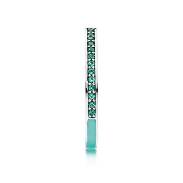 Mint radiant hearts of pandora ring hot sale