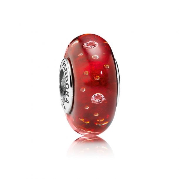 Pandora red murano glass charm store