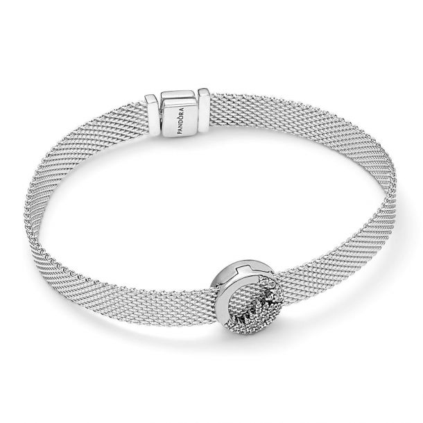 Pandora Reflexions™ Sparkling Clasp Bracelet, Sterling silver