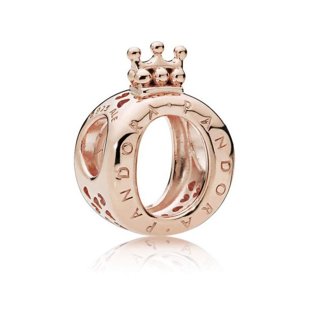 Pandora Crown O Charm Rose Gold Plated