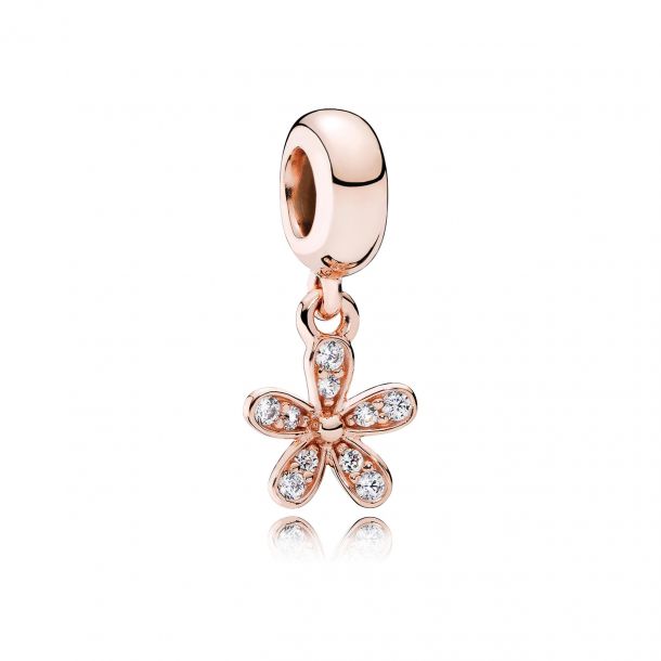 Pandora rose gold daisy charm online