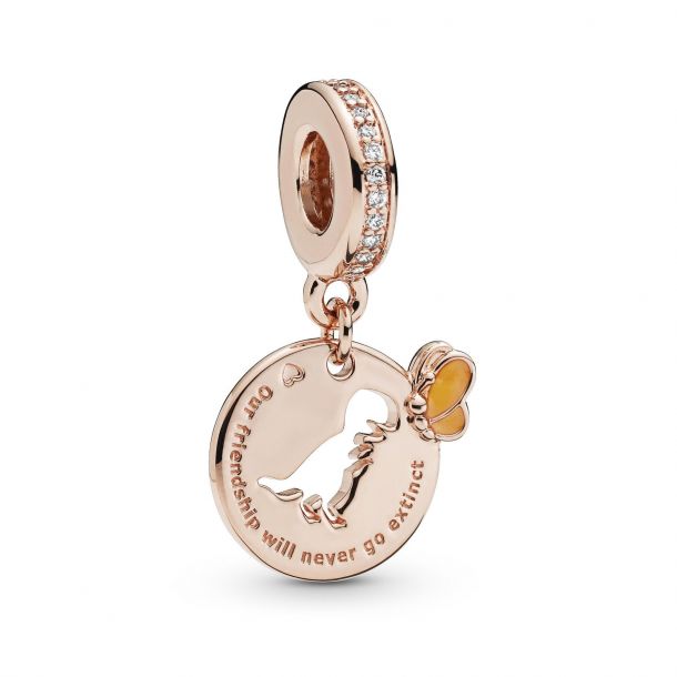 Rose gold best friend pandora charm discount