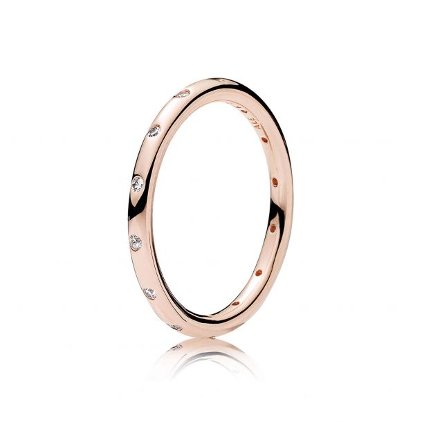 Rose gold pandora teardrop ring clearance