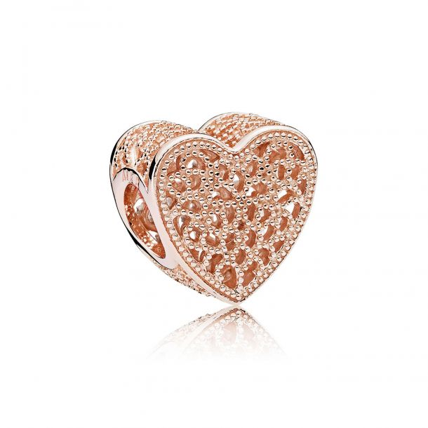 Pandora Filled with Romance Charm Rose Gold Plated REEDS Jewelers