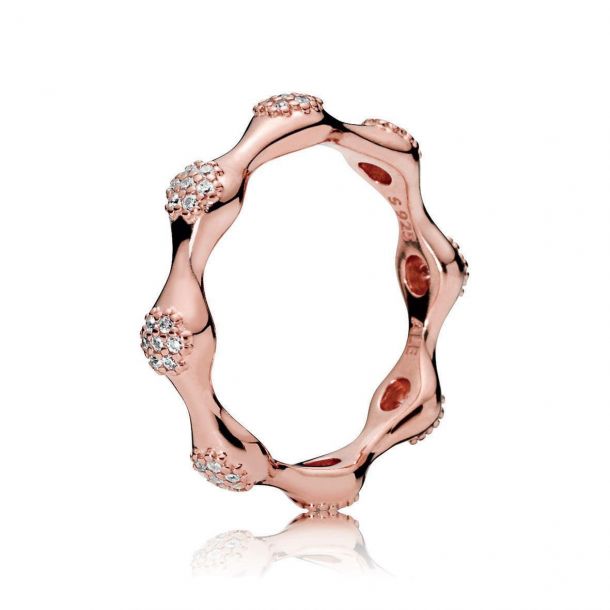 Pandora rose cubic zirconia ring hotsell