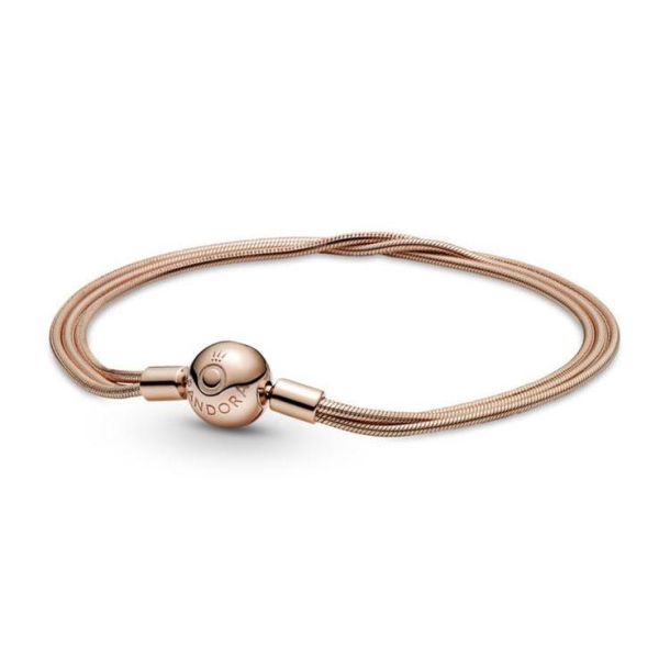 Rose gold cheap snake chain bracelet