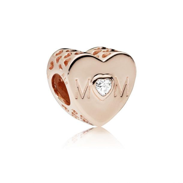 Pandora gold mum charm deals