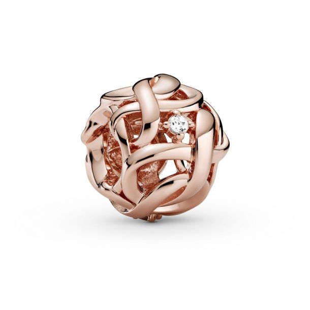 Rose gold infinity charm hotsell