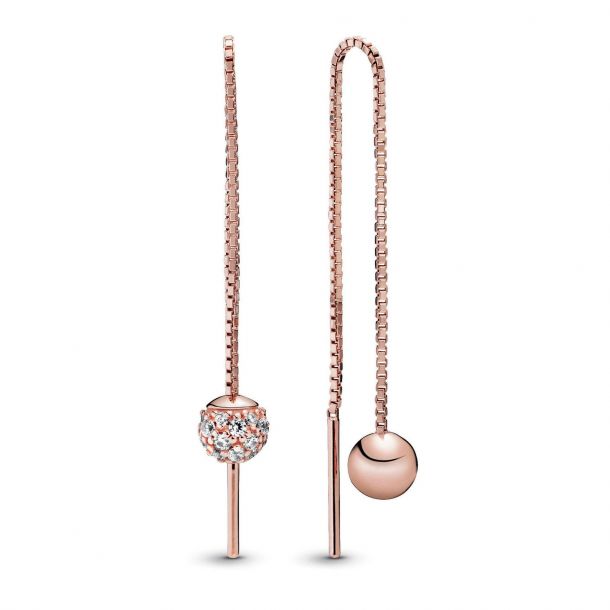 Pandora long earrings hot sale