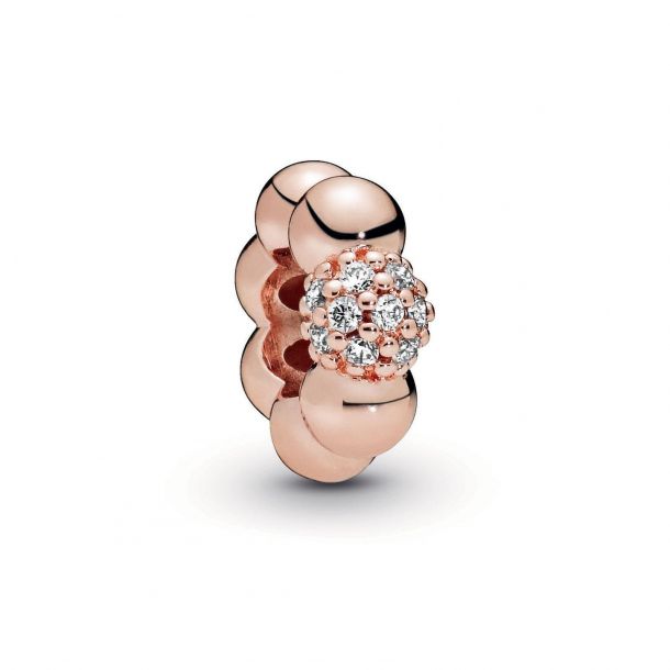 PANDORA Spacer Rose Gold Fine Bracelets Charms for sale