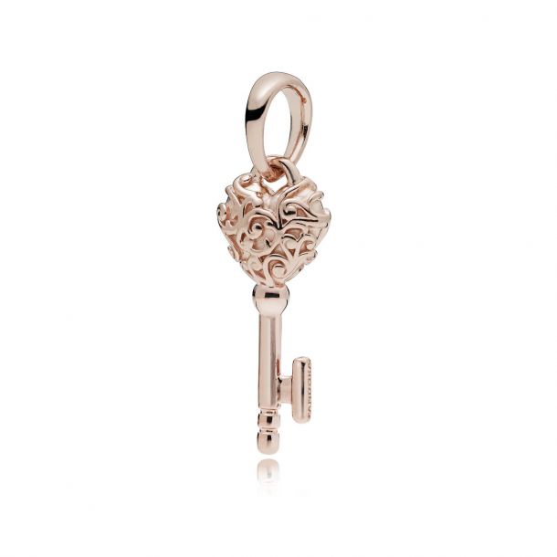 Pandora Regal Key Pendant Rose Gold Plated