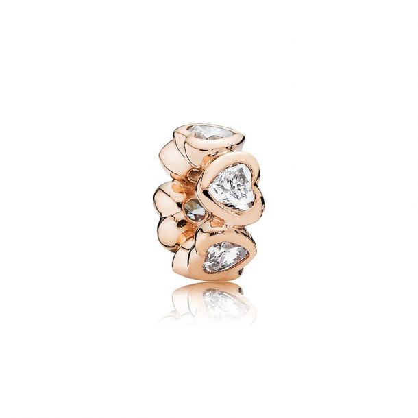 Pandora rose heart spacer deals