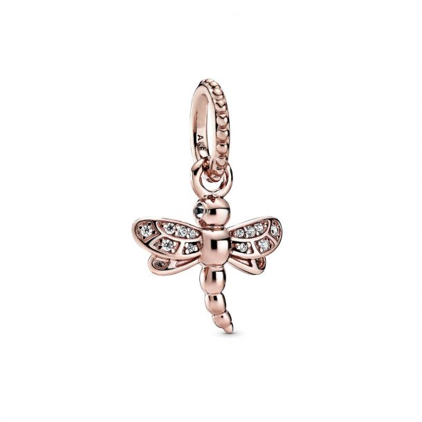 Pandora Rose Sparkling Dragonfly Pendant