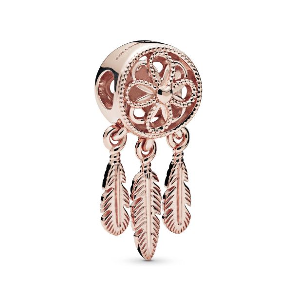 Pandora Spiritual Dreamcatcher Charm Rose Gold Plated REEDS Jewelers