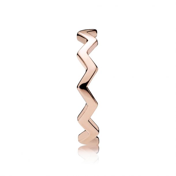 Pandora zigzag ring rose cheap gold