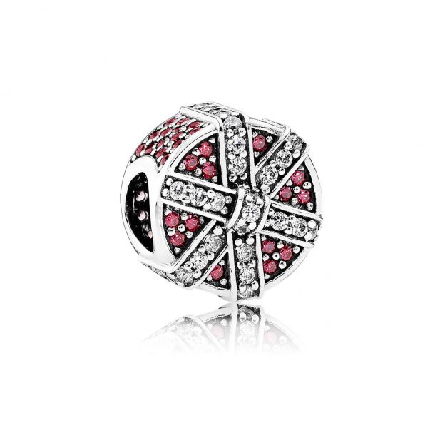 Pandora red present charm discount