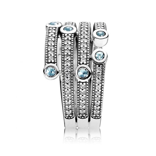 Pandora shimmering deals ocean ring
