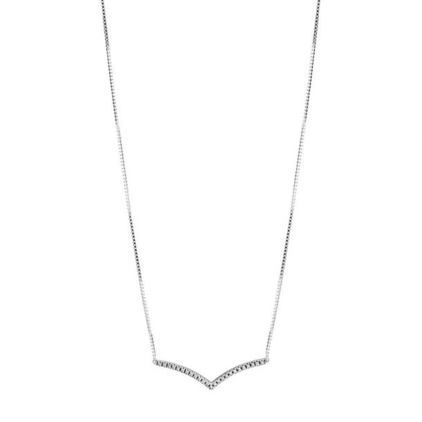 Pandora shimmering shop wish necklace