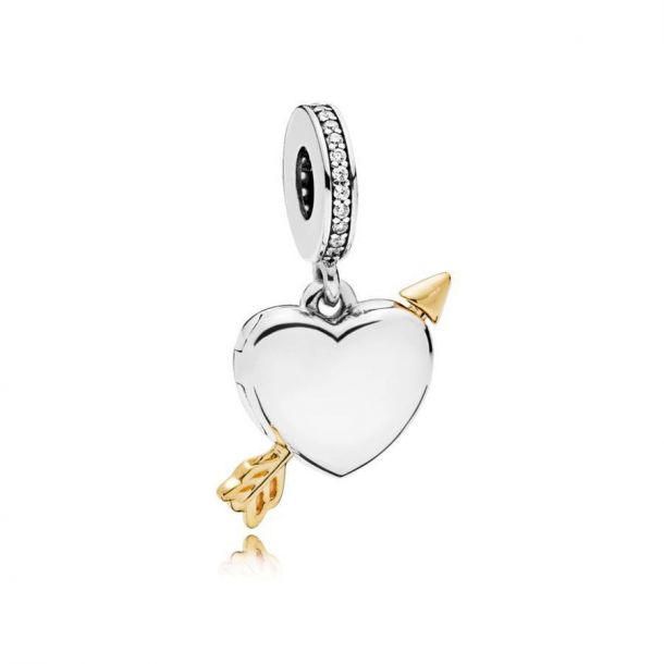 Pandora Shine Arrow of Love Charm Clear Cubic Zirconia