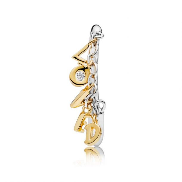 Pandora love script ring clearance