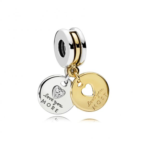 Pandora more and most charm on sale
