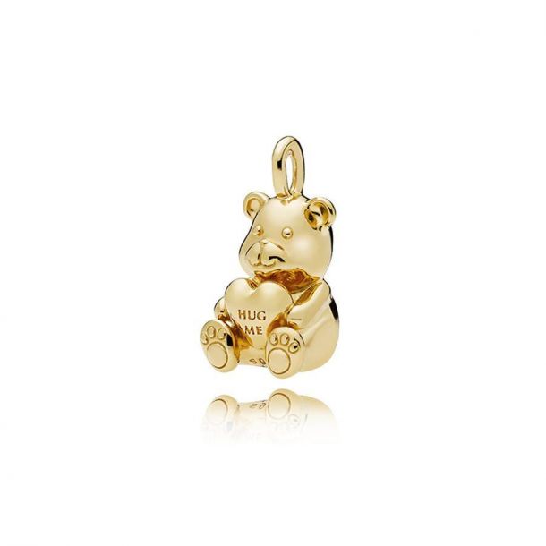 Pandora gold bear charm store