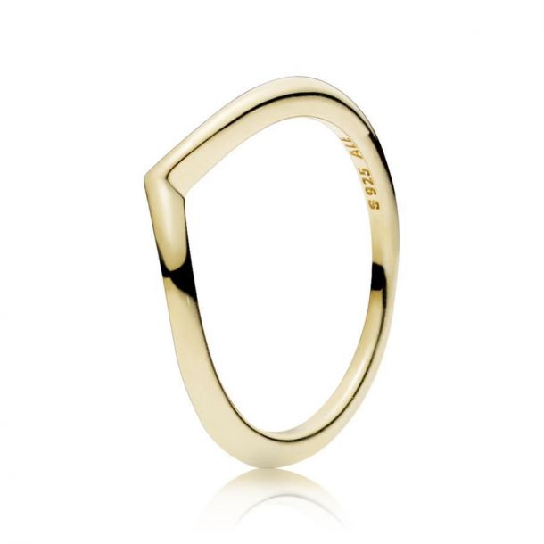 Pandora gold wishbone ring clearance