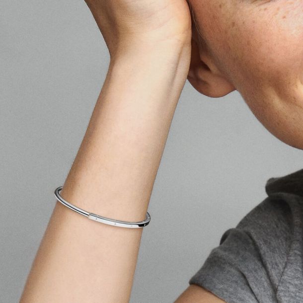 Pandora Signature I D Bangle