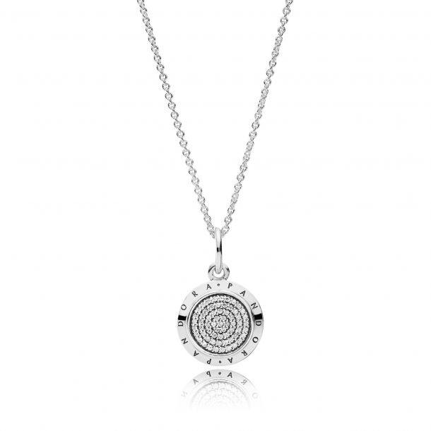 Pandora Signature Necklace Clear Cubic Zirconia