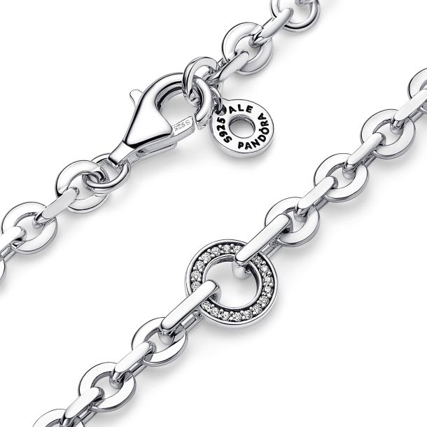 Pandora Signature Pavé Bold Chain Bracelet | REEDS Jewelers