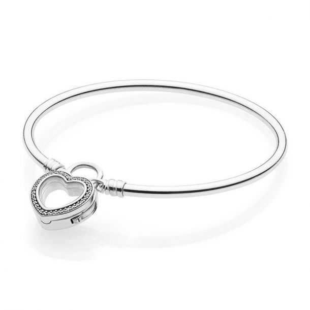 Pandora floating locket bangle cheap