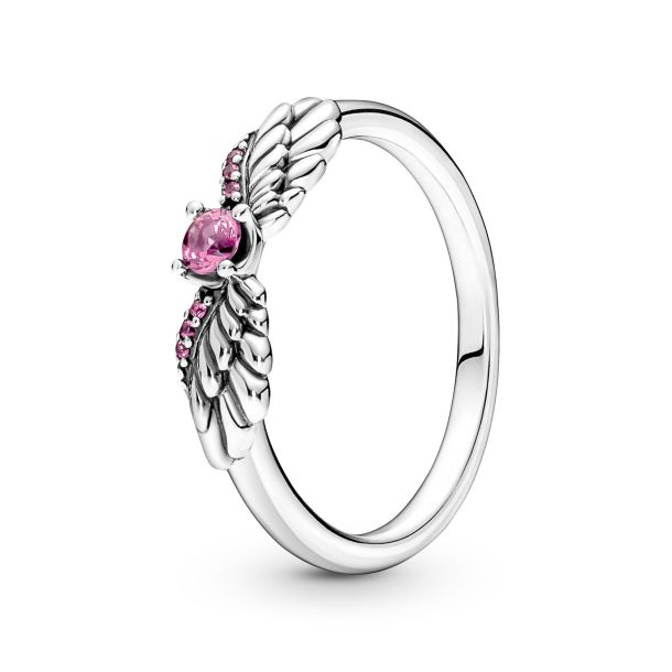 Absolut undervandsbåd I særdeleshed Pandora Sparkling Angel Wings Ring | REEDS Jewelers