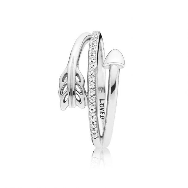 Pandora Sparkling Arrow Ring Clear Cubic Zirconia REEDS Jewelers