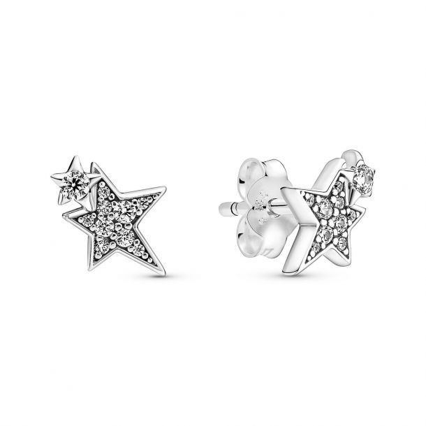 Sparkling star stud earrings store
