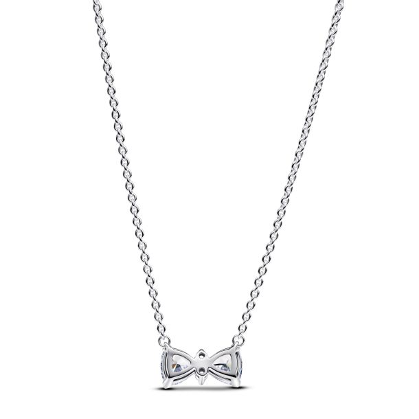 Pandora brilliant bow necklace hotsell