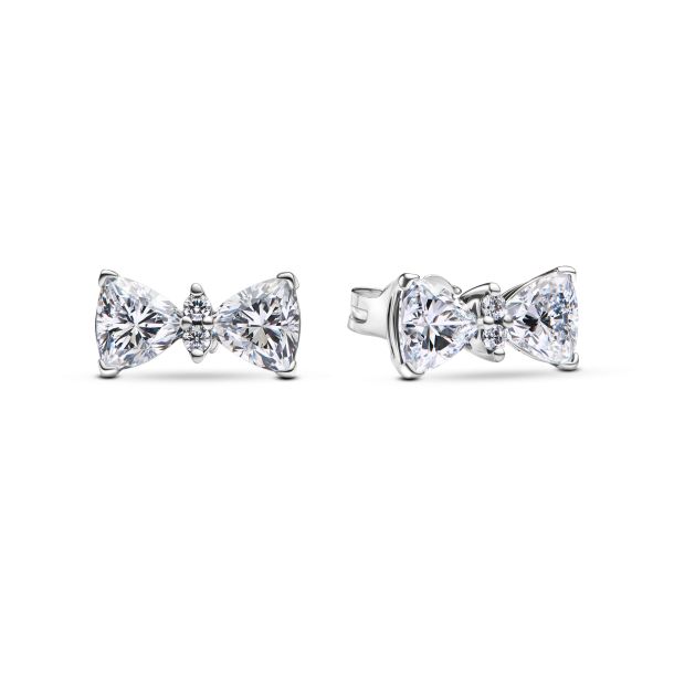 Pandora brilliant bow earrings shop