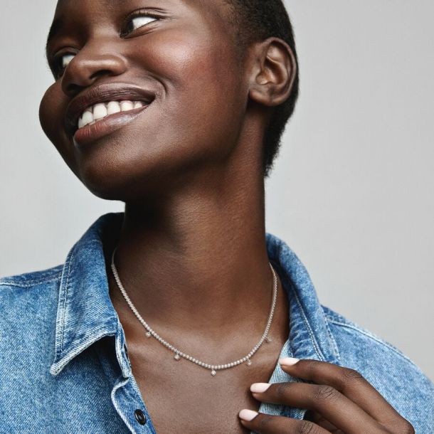 Pandora tennis necklace store