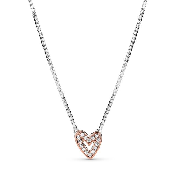 Pandora sparkling heart pendant discount